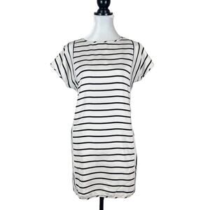 Marie Oliver Jenni Striped Silk Shift Dress XXS